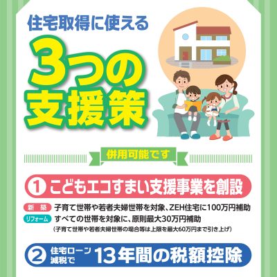 国の補助金制度「住宅省エネ2023キャンペーン」が始まっています - 八興ハウス - ブログ