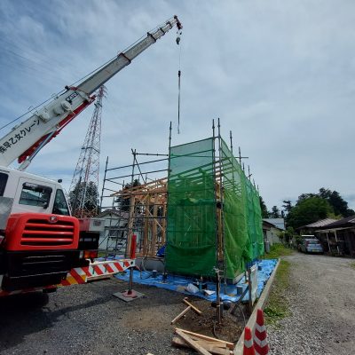 【栃木県日光市】H様邸注文住宅新築工事　建方 - 八興ハウス - ブログ