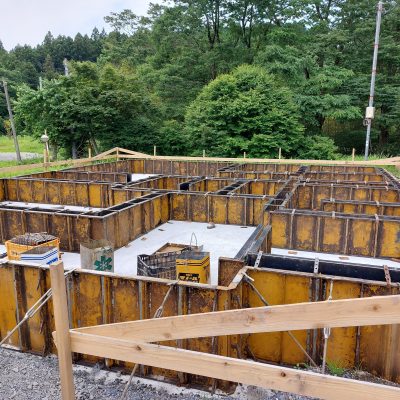 【栃木県日光市】F様邸注文住宅新築工事　基礎工事 - 八興ハウス - ブログ