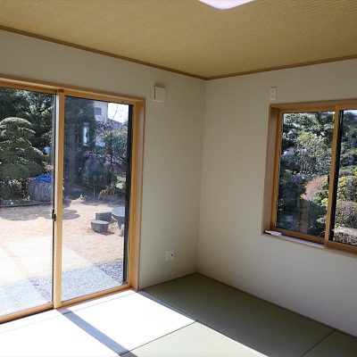 フォトギャラリー【栃木県日光市】　中庭を眺めながらゆったり過ごす　シニア世代の平屋注文住宅